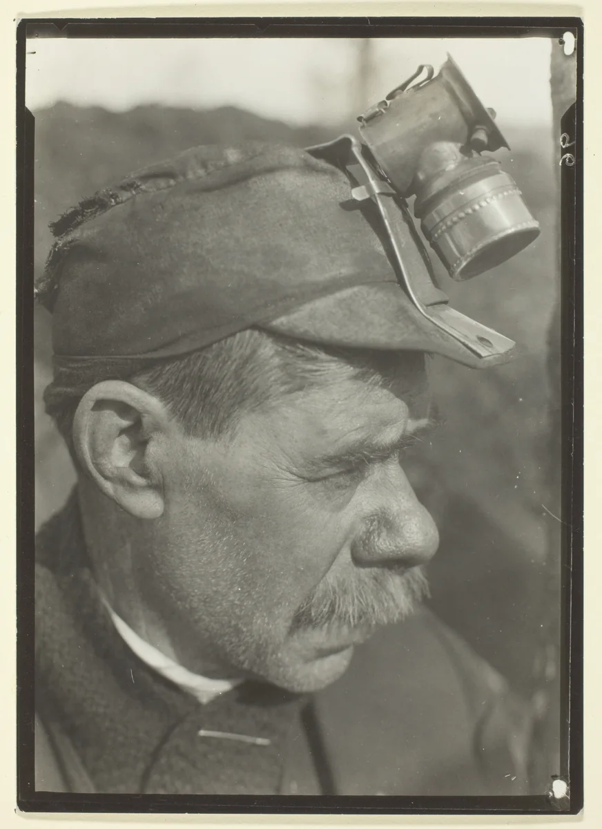 Slavic Foreman in Pennsylvania Coal Mine by Lewis Wickes Hine, photograph, 1920