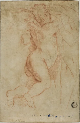 Putto Lifting Curtain (recto); Infant St. John (verso) by Mattia Preti
Carlo Maratti
Francesco Albani, drawing, 1633-1713