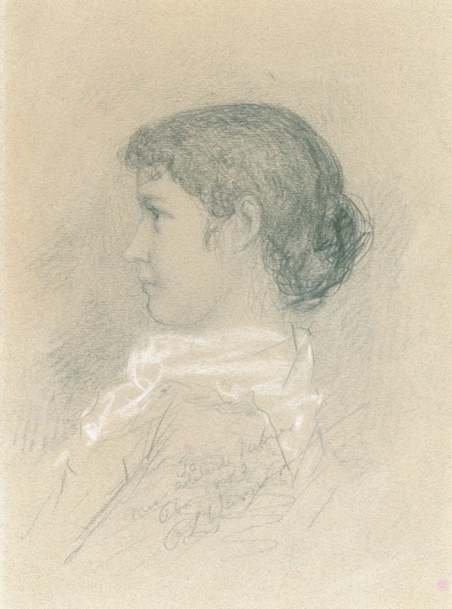 Adelaide Napier by Olin Levi Warner, artwork, 1882