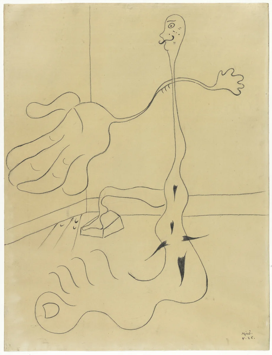 The Statue by Joan Miró, drawing, 1926