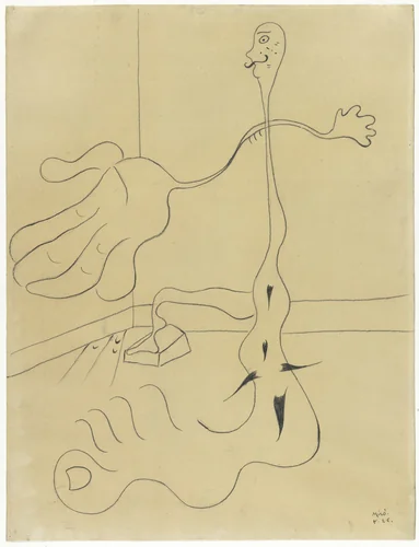 The Statue by Joan Miró, drawing, 1926