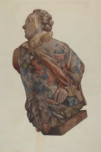 Figurehead by Ingrid Selmer-Larsen, index of american design, 1936