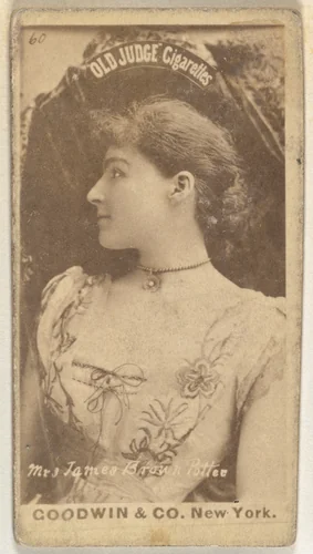Mrs. James Brown Potter, from the Actors and Actresses series (N171) for Old Judge Cigarettes by Goodwin & Company, photograph, 1886-1890