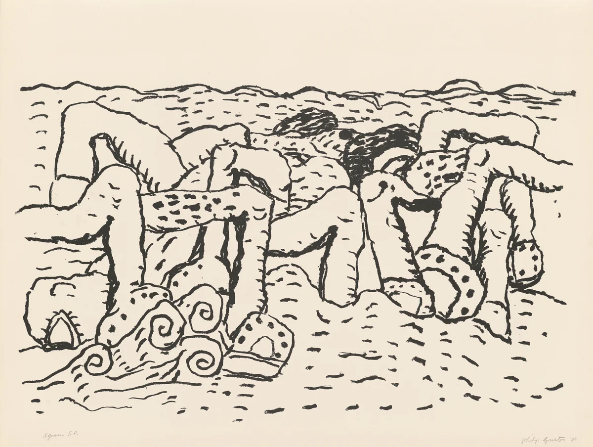 Agean [special proof] by Philip Guston, print, 1979-1981