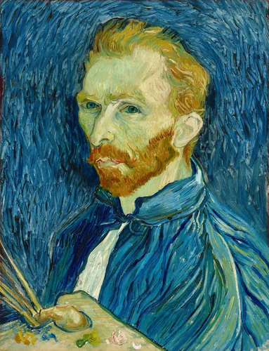 Self-Portrait by Vincent van Gogh, painting, 1889