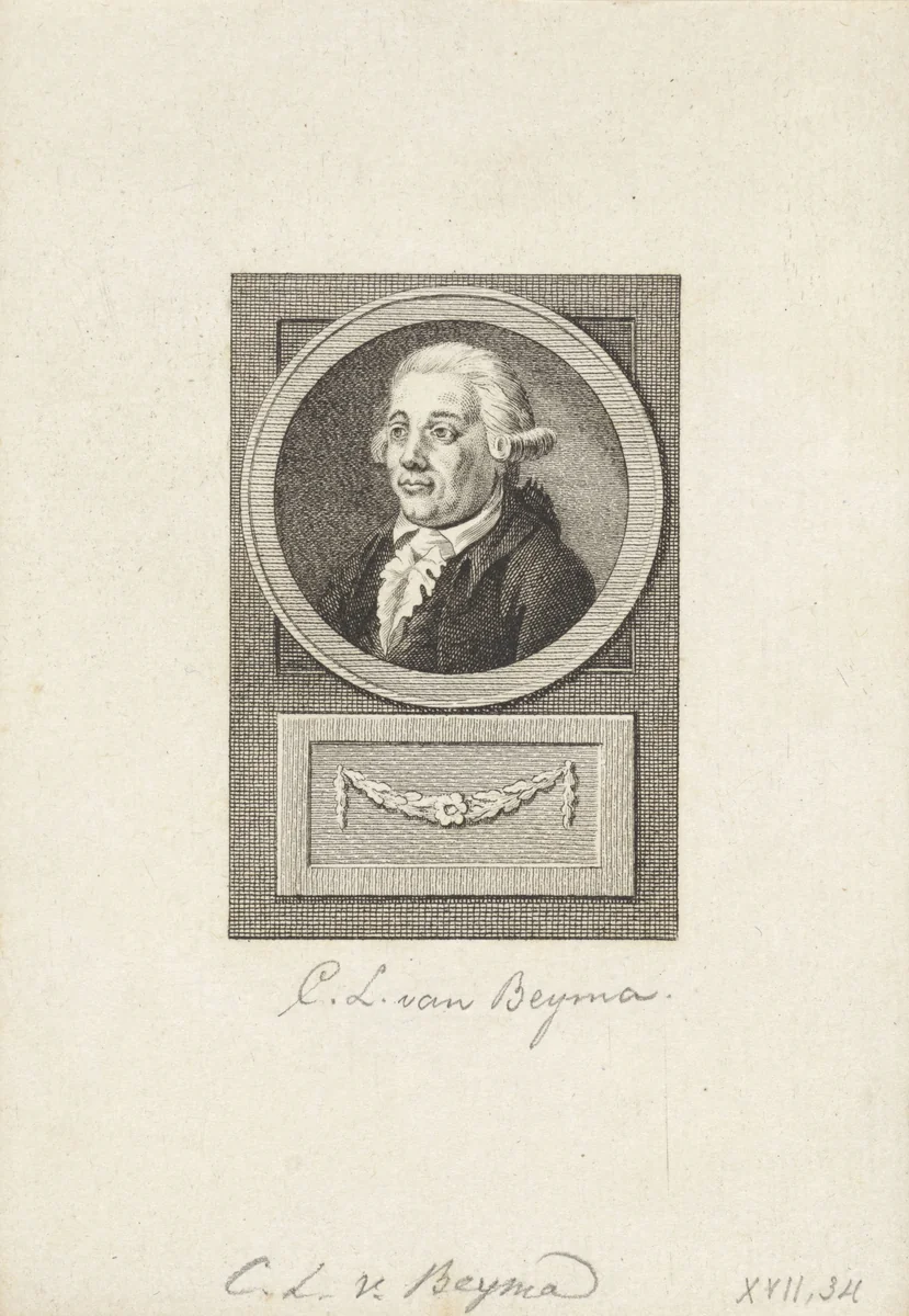 Portret van Coert Lambertus van Beyma by Reinier Vinkeles, print, 1783-1795
