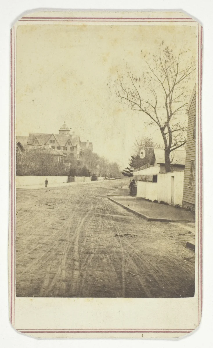 Untitled (carriage tracks) by Joshua Appleby Williams, photograph, 1850-1889