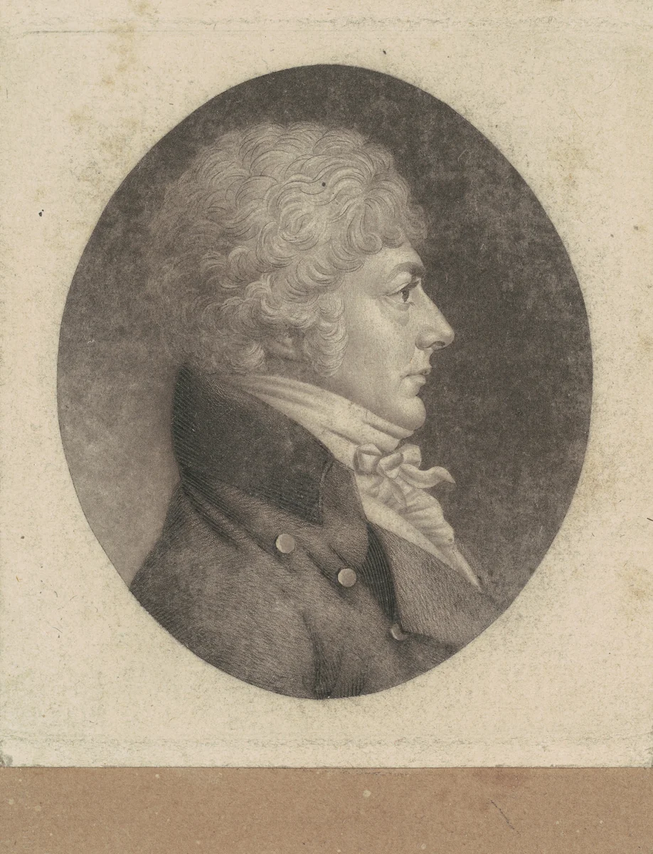 Joseph Forman by Charles B. J. Févret de Saint-Mémin, print, 1798-1808
