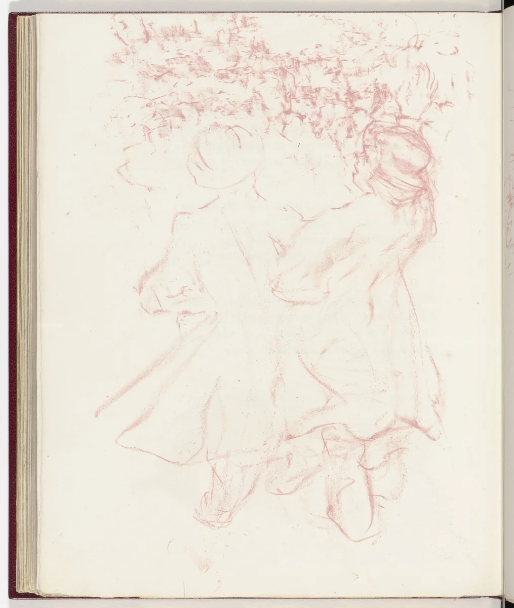 Plate (page 122) from Parallèlement (In Parallel) by Pierre Bonnard, illustrated book, 1900