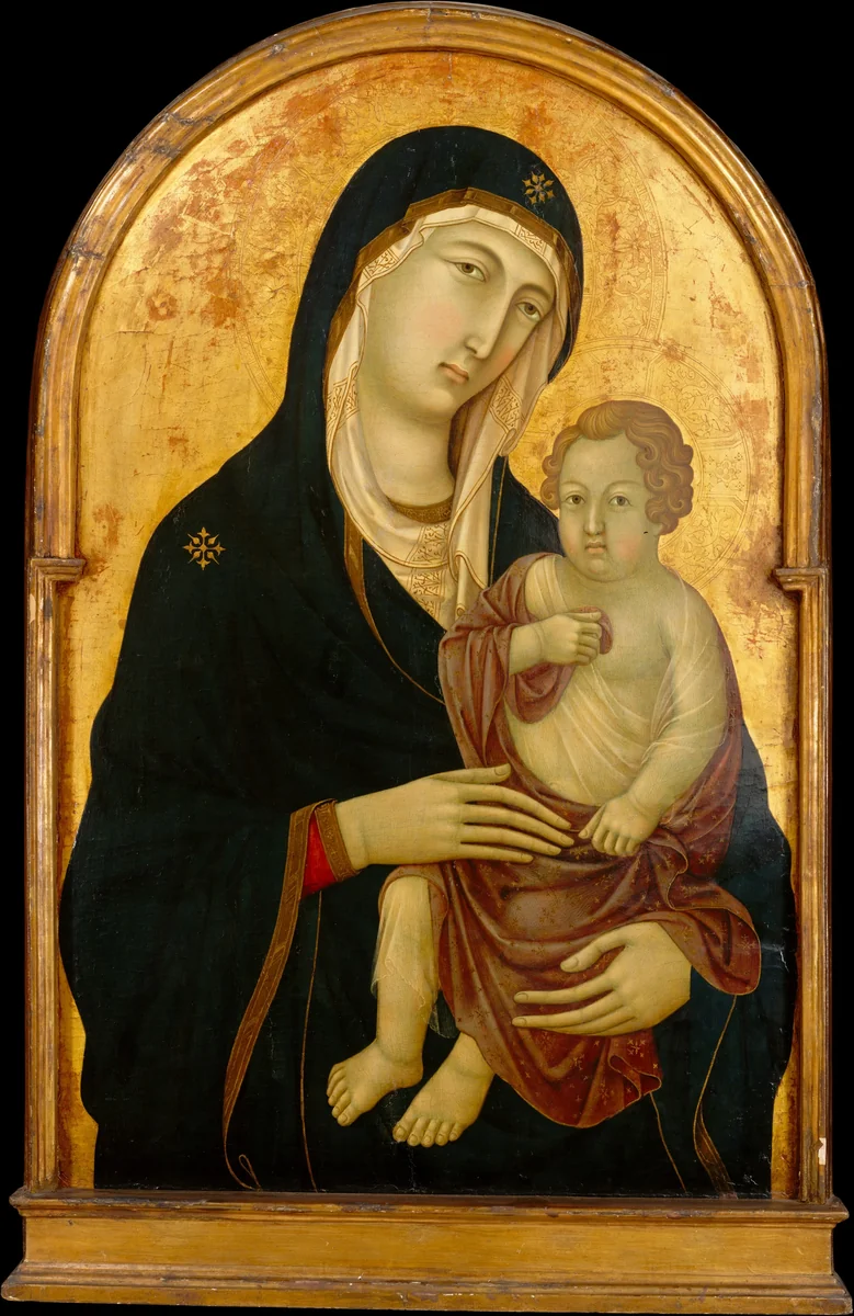 Madonna and Child by Ugolino da Siena, painting, 1322-1328
