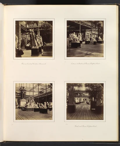 [View in Court of Christian Monuments; Views of Greek and Roman Sculpture Court] by Philip Henry Delamotte, photograph, 1857-1861