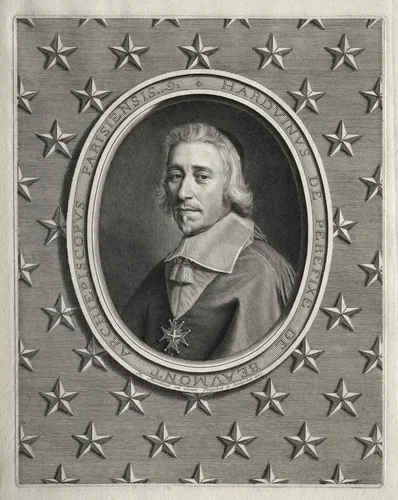 Hardouin de Péréfixe de Beaumont by Robert Nanteuil, print, 1665