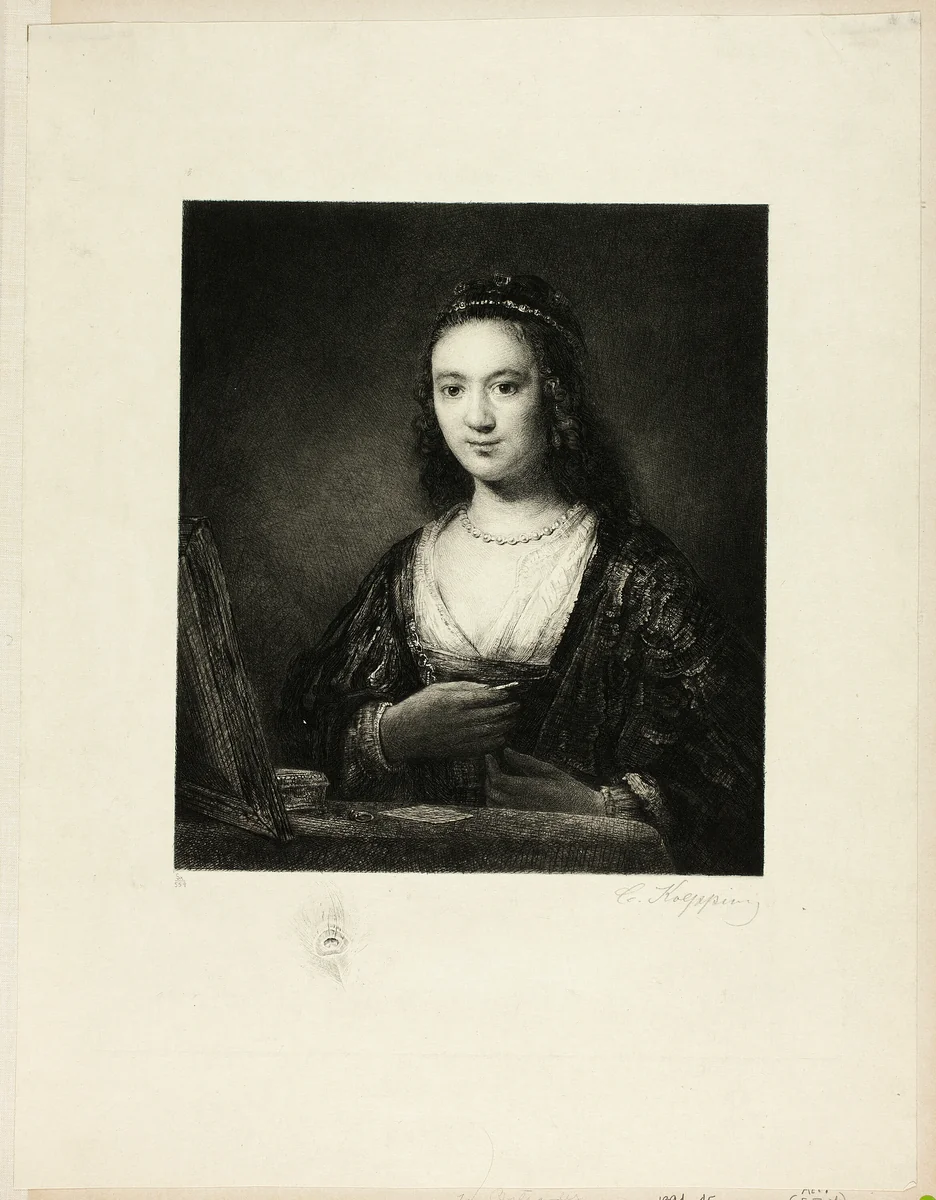 Portrait of a Woman by Karl Koepping
Rembrandt van Rijn, print, 1868-1894