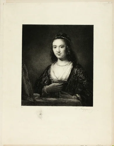 Portrait of a Woman by Karl Koepping
Rembrandt van Rijn, print, 1868-1894