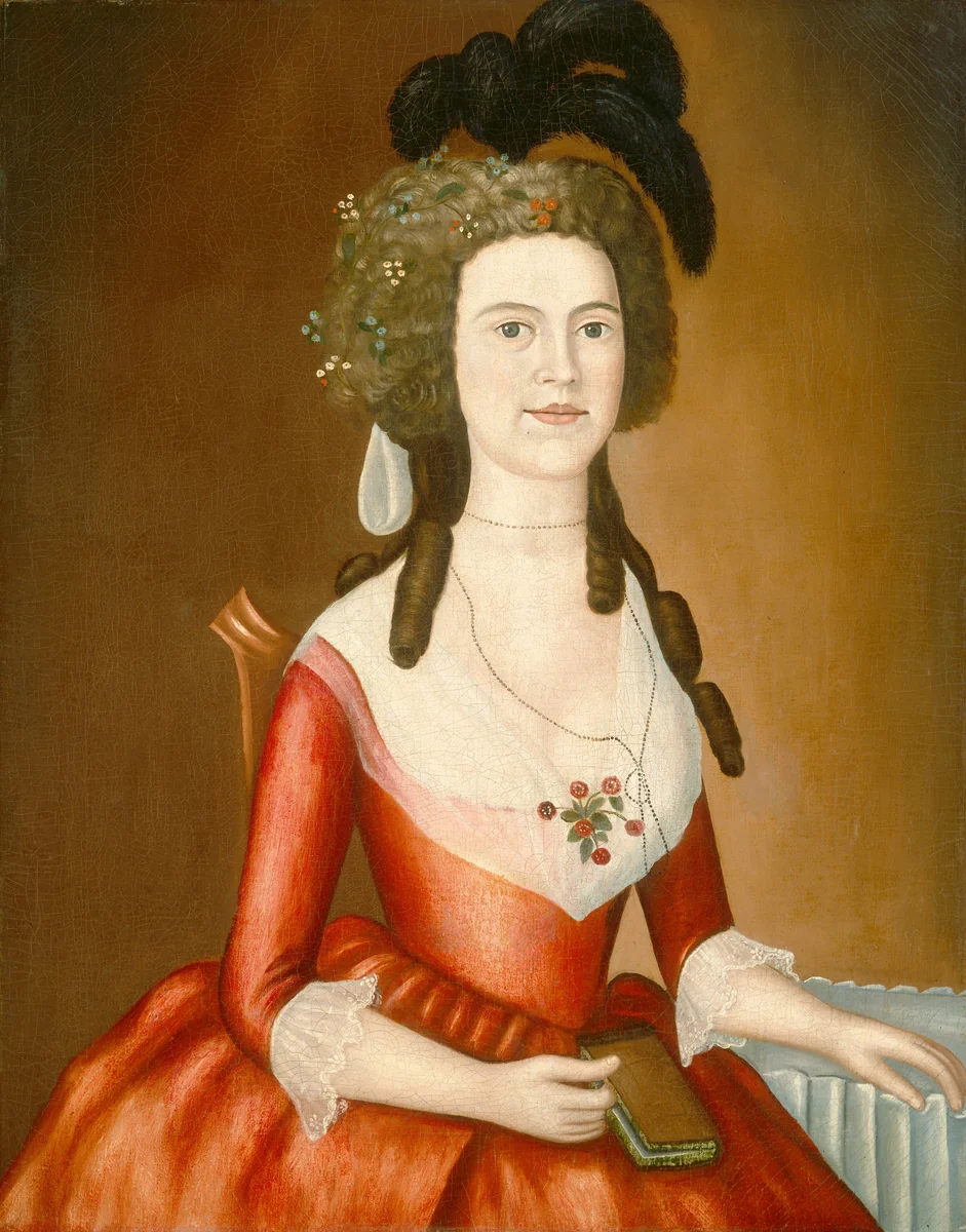 Elizabeth Denison by Joseph Steward, painting, 1790