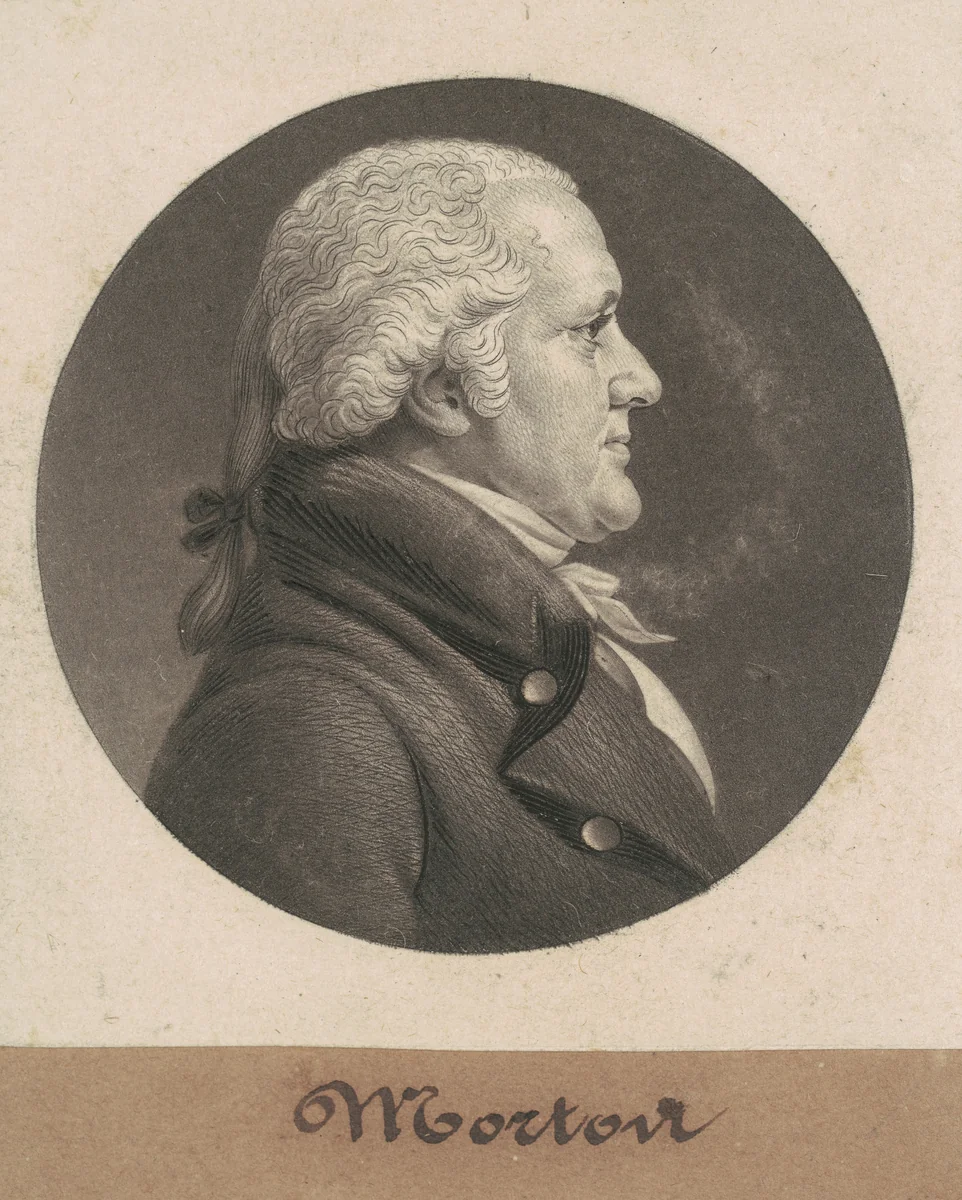 Perez Morton by Charles B. J. Févret de Saint-Mémin, print, 1807