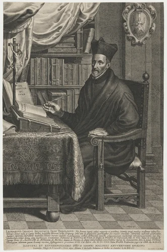 Leonard Lessius, Jesuit by Schelte Adams Bolswert, print, 1586-1659