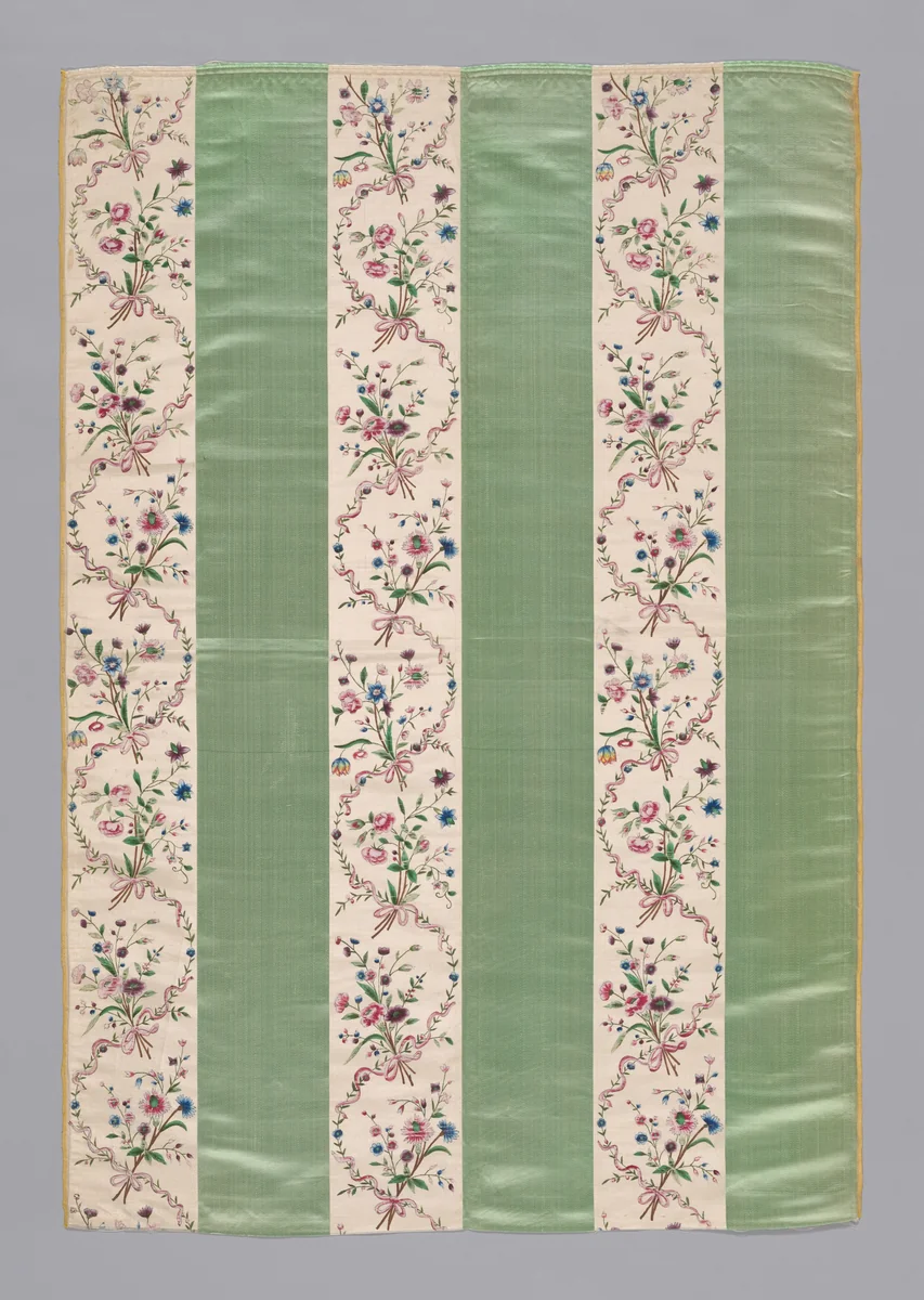 Panel by The input text does not contain an artist's name., textile, 1701-1725