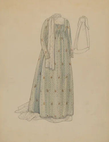 Dress by William Hoffman; Melita Hofmann, index of american design, 1935-1942