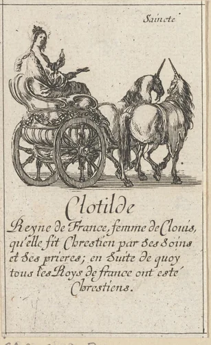 Clothilde by Stefano della Bella, print, 1620-1664