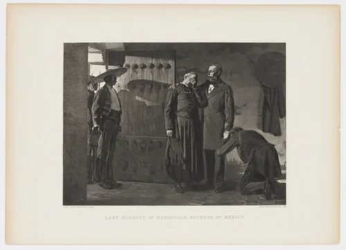 The Last Moments of Maximilian by Jean-Paul Laurens, print, 1884