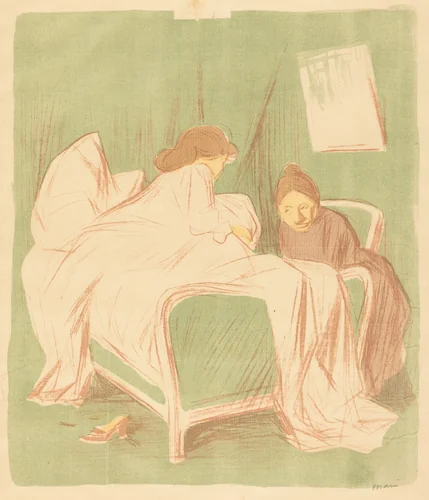 Les instructions pour la journée (The Instructions for the Day) by Jean-Louis Forain, print, 1892-1902