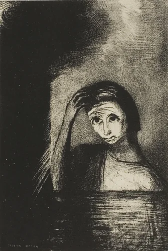 Frontispiece from Emile Verhaeren's Les Debacles by Odilon Redon, print, 1889