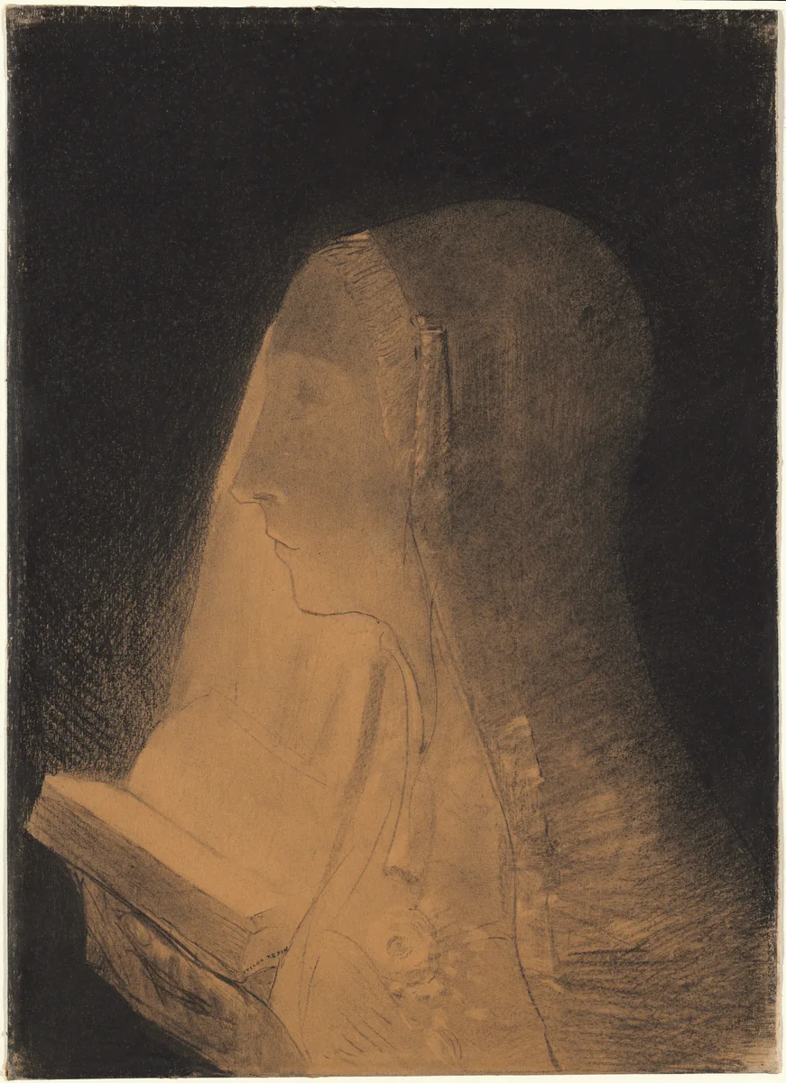 The Book of Light by Odilon Redon, drawing, 1893