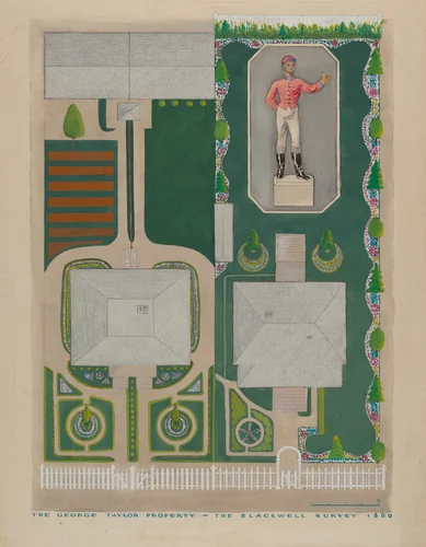 George Taylor - 2 Residences by Meyer Goldbaum, index of american design, 1936