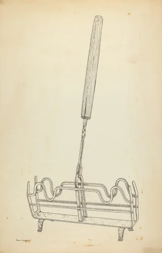 Toast Rack by Irene Lawson, index of american design, 1939
