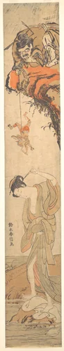The Immortal Kume by Suzuki Harunobu (鈴木春信), print, 1760-1769