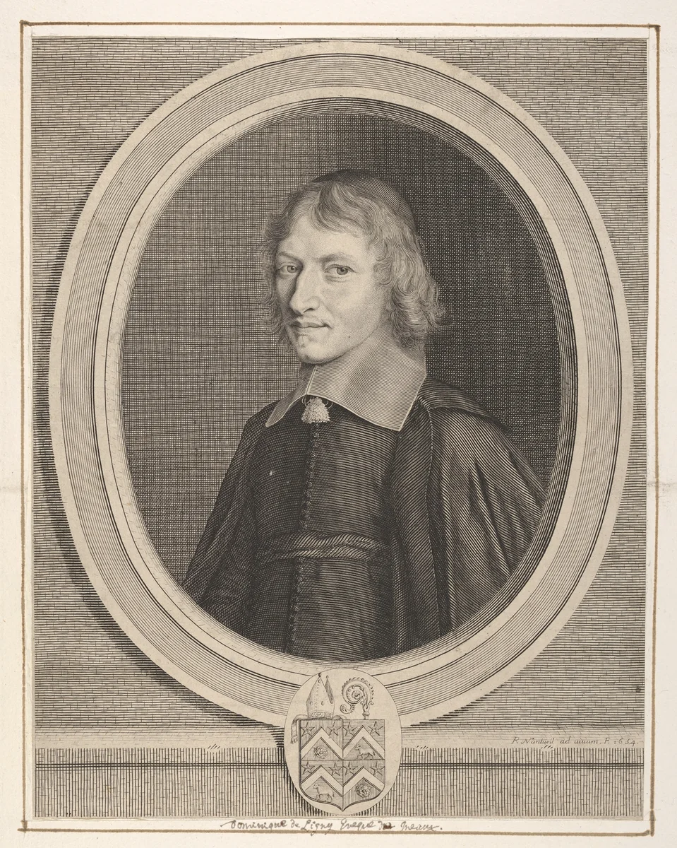 Dominique de Ligny by Robert Nanteuil, print, 1654