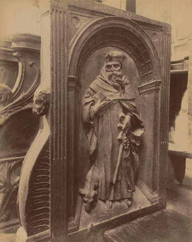Saint-Gervais et Protais. Stalles by Eugène Atget, photograph, 1904