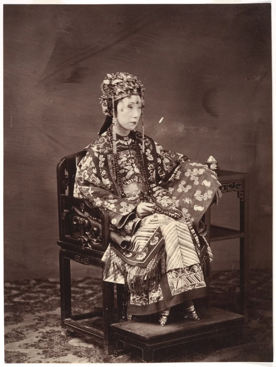 Mandarin Wife by Milton M. Miller, photograph, 1860-1863