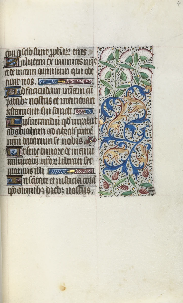 Book of Hours (Use of Rouen): fol. 48r by Master of the Geneva Latini, book, 1465-1475