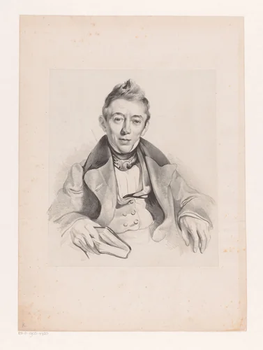 Portret van Evert Fabius by Cornelis Steffelaar, print, 1822-1843