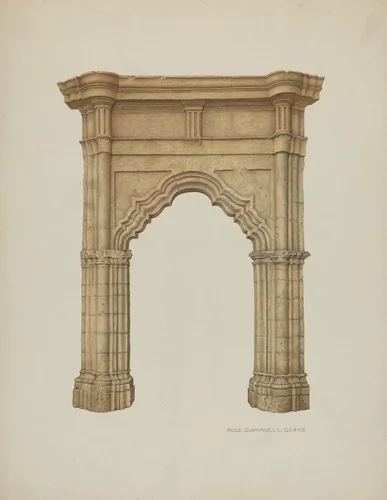 Archway by Rose Campbell-Gerke, index of american design, 1940