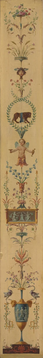 Decorative Panel by Pierre Rousseau, painting, 1790-1799