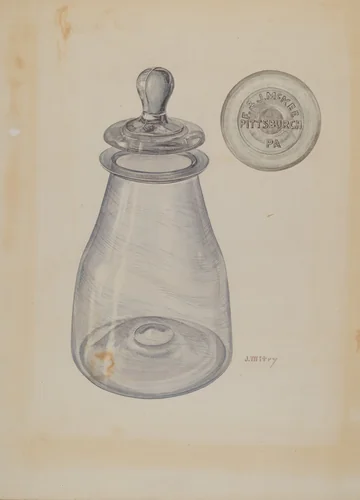 Preserving Jar by Joseph Mitry, index of american design, 1941