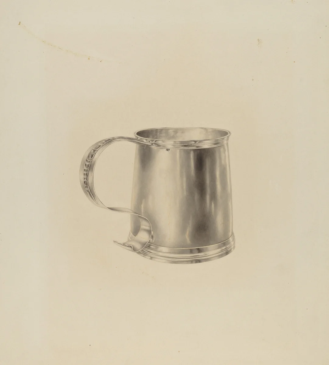 Silver Mug by Hester Duany, index of american design, 1938