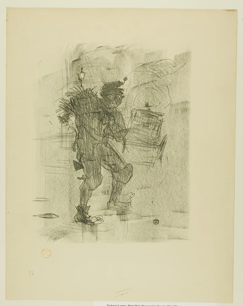 Christmas Ballad, from Mélodies de Désiré Dihau by Henri de Toulouse-Lautrec, print, 1895