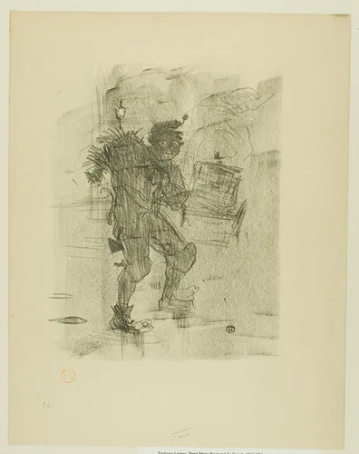 Christmas Ballad, from Mélodies de Désiré Dihau by Henri de Toulouse-Lautrec, print, 1895