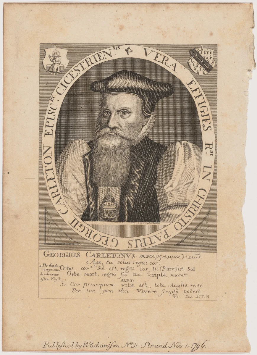 George Carlton, Clergyman by Unknown 19th Century, print, 1796