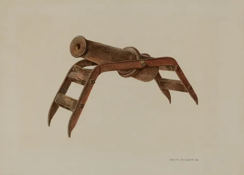 Toy Cannon by Albert Geuppert, index of american design, 1938