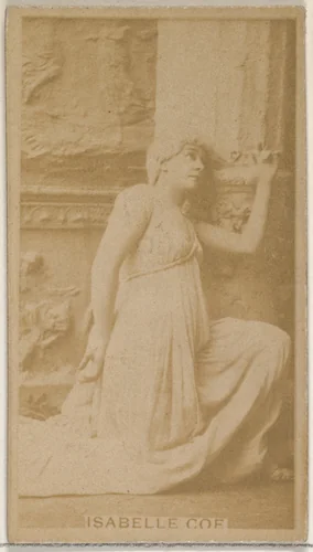 Isabelle Coe, from the Actors and Actresses series (N45, Type 8) for Virginia Brights Cigarettes by Allen & Ginter, photograph, 1885-1891