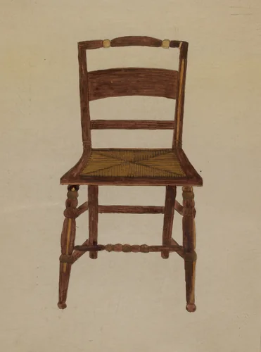 Chair by Genevieve Sherlock, index of american design, 1935-1942