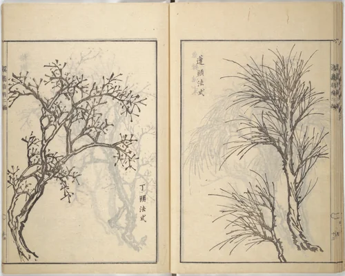 Guide to Chinese Painting, Second Series (Kanga shinan nihen) by Kawamura Bunpō (河村文鳳), book, 1811