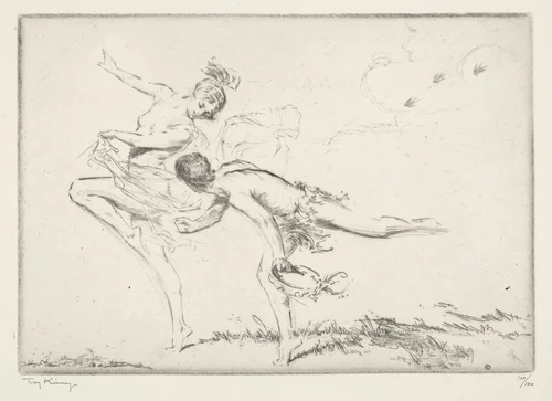 Swallows by Troy Kinney, print, 1919