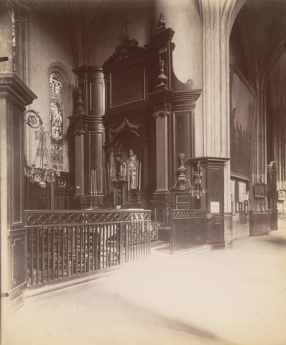 Saint-Gervais-et-Protais by Eugène Atget, photograph, 1922