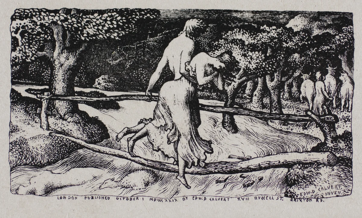 The Flood by Edward Calvert, print, 1819-1883